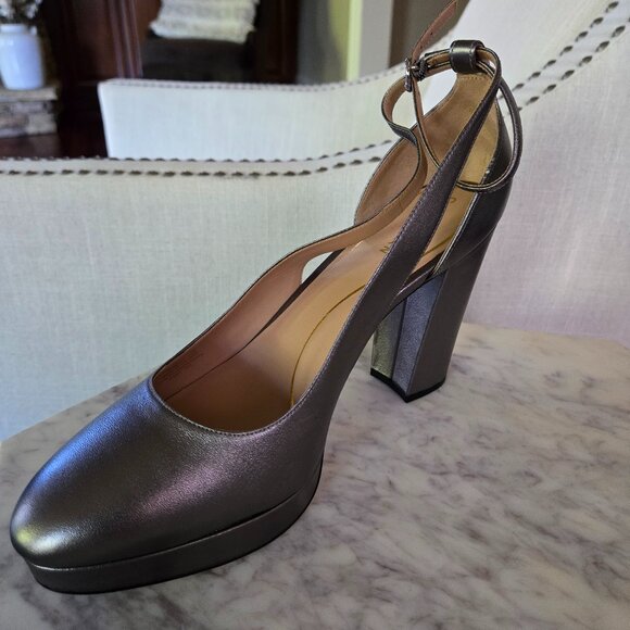 Brand New - COLE HAAN Remi Metallic Platform Pumps Size US 11 - Picture 6 of 12
